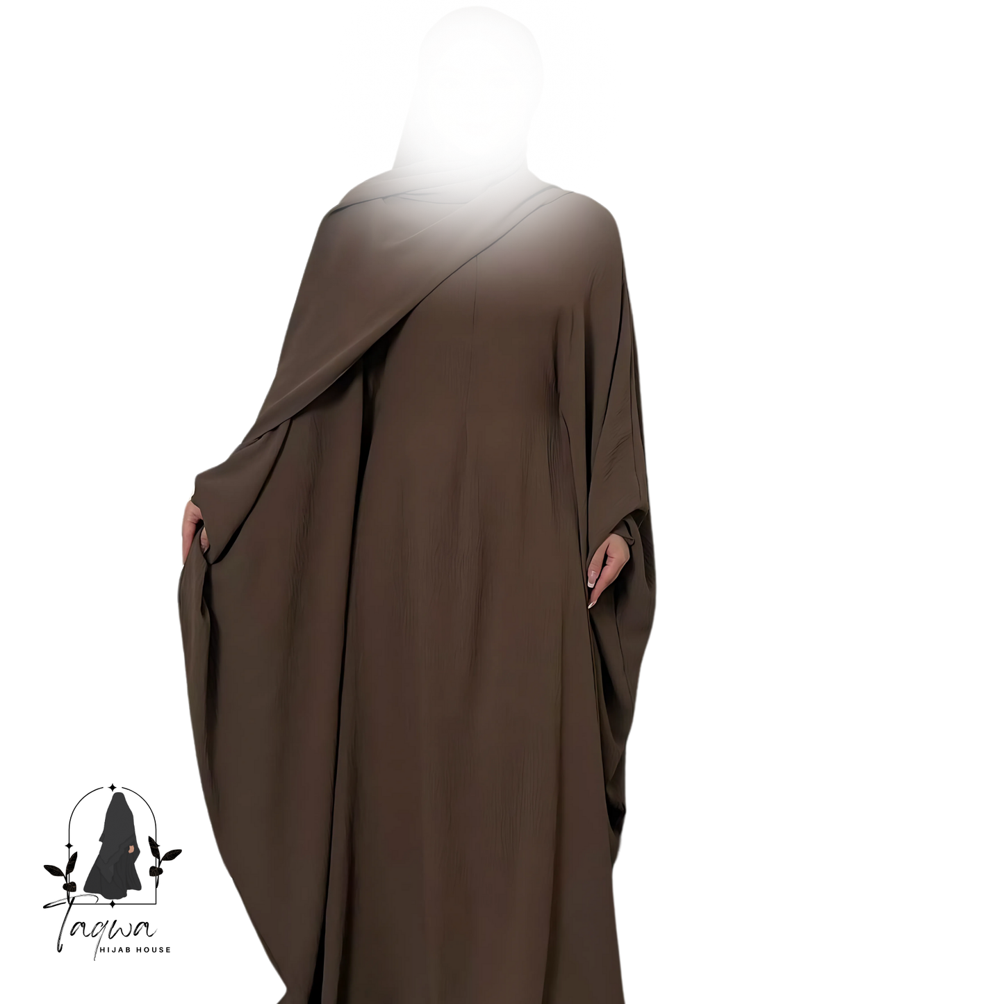 Butterfly Crepe Abaya with Hijab