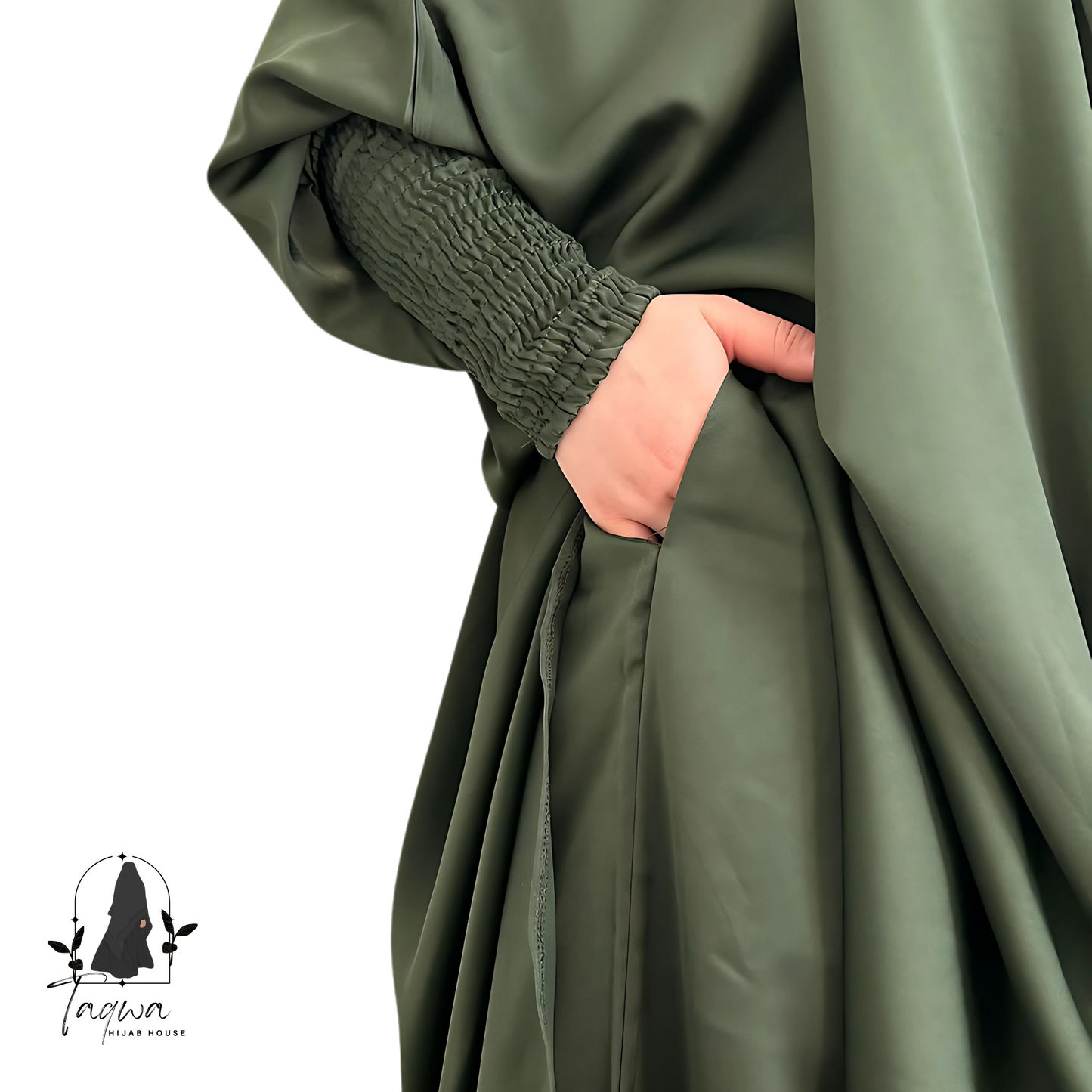 Satin Jilbab 2pc Set