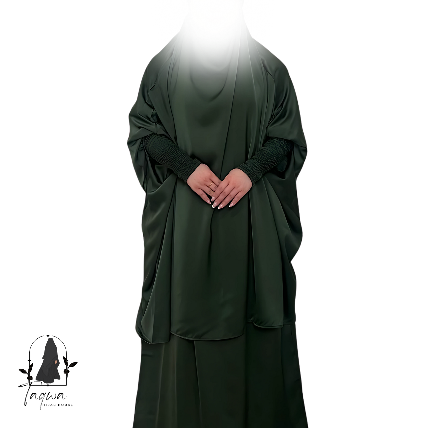Satin Jilbab 2pc Set