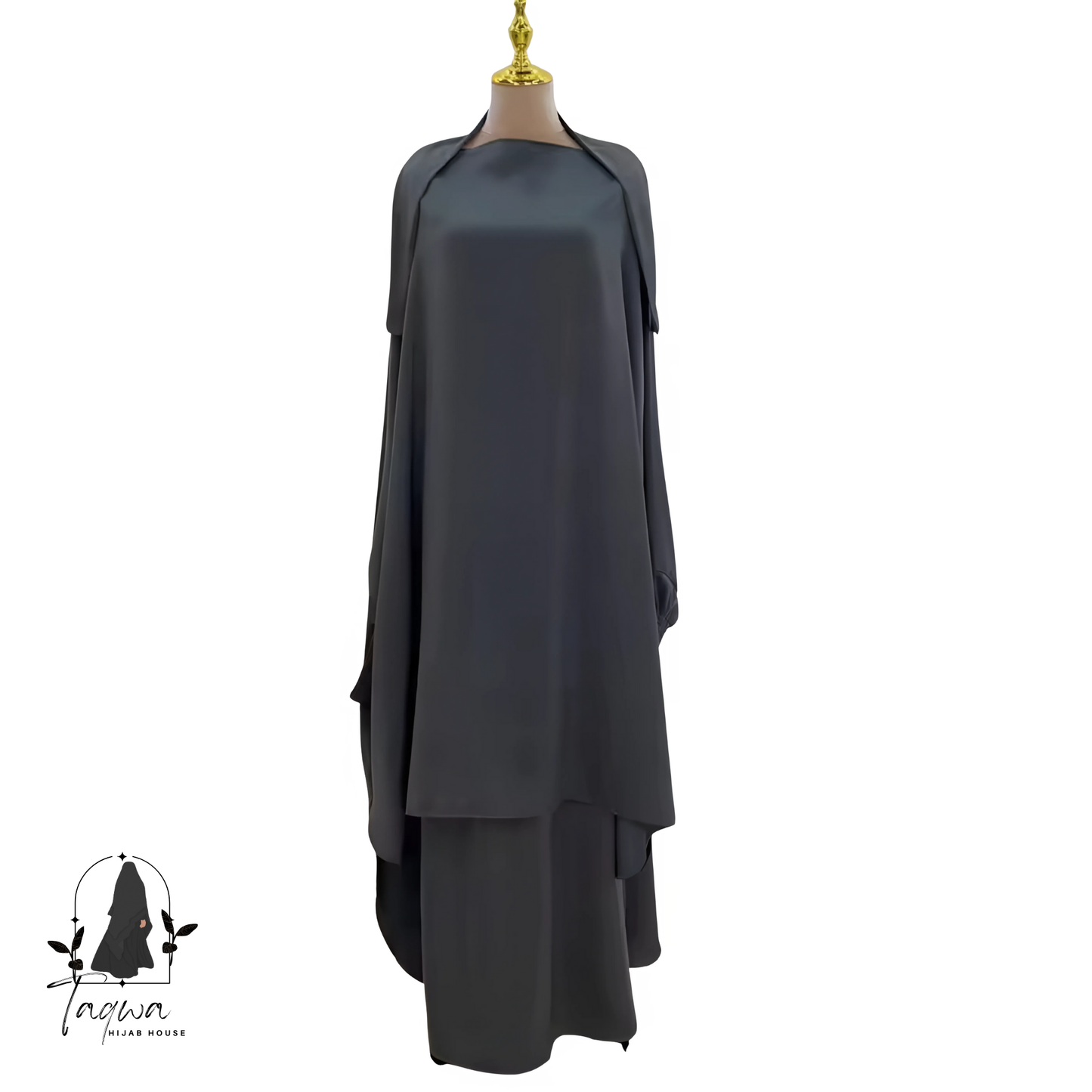 Satin Jilbab 2pc Set