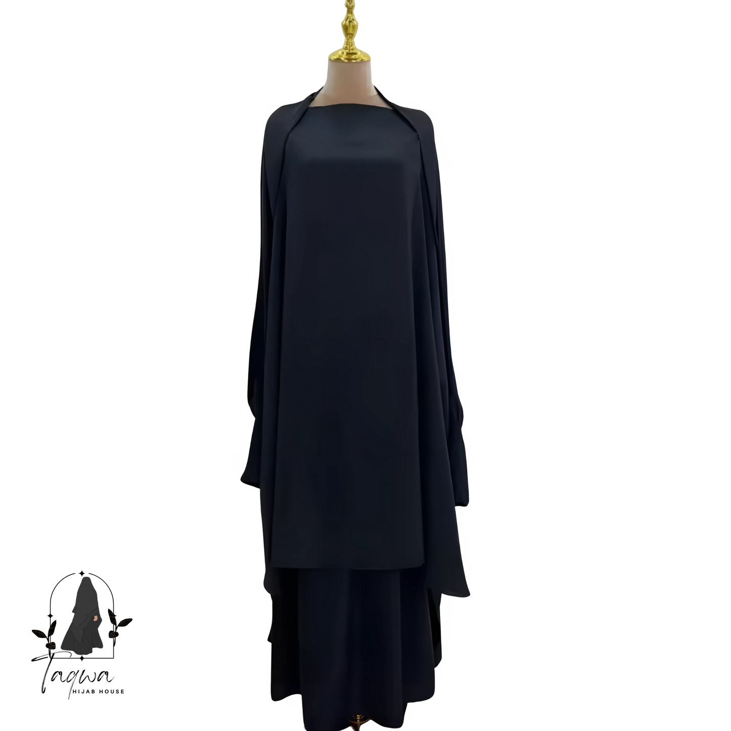 Satin Jilbab 2pc Set