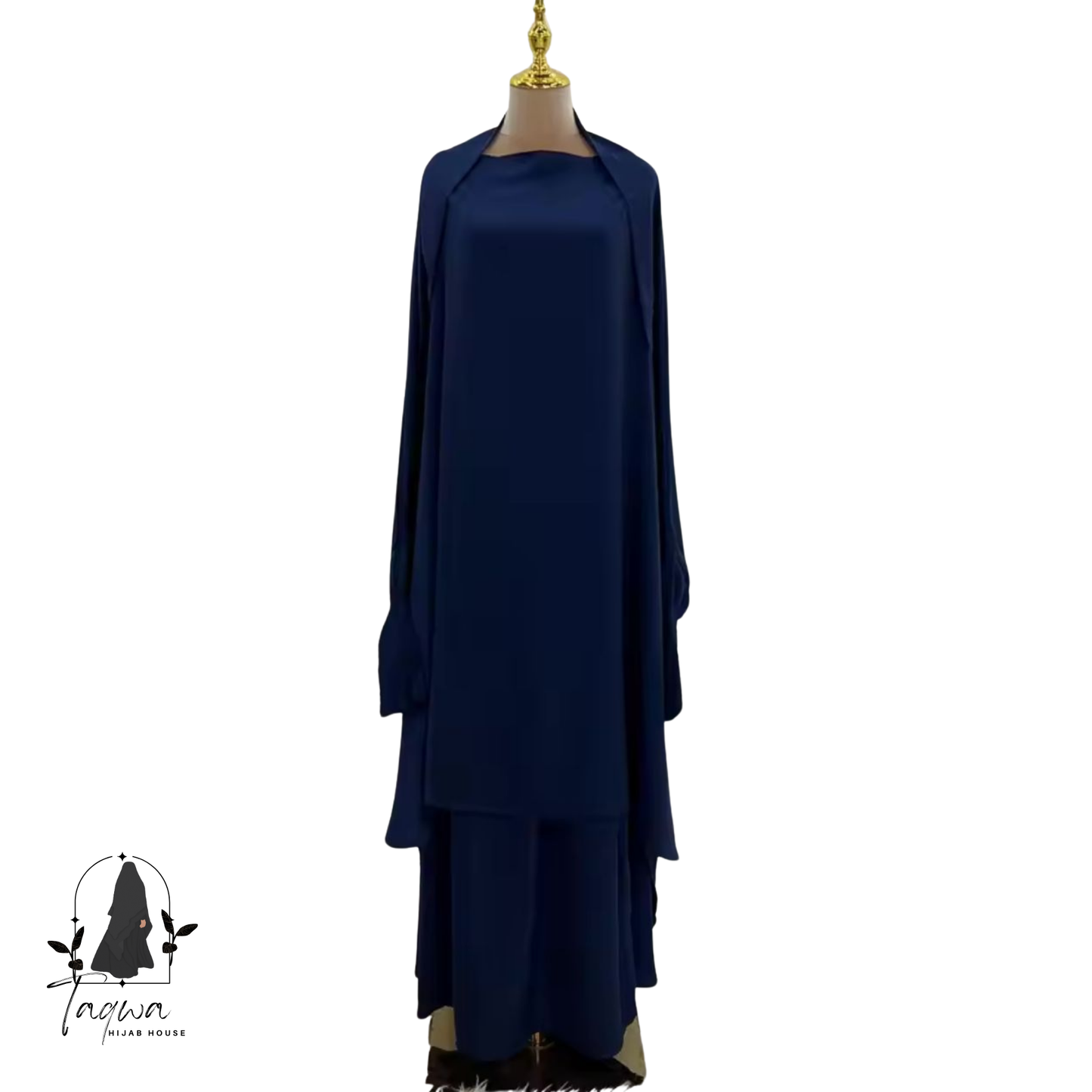 Satin Jilbab 2pc Set