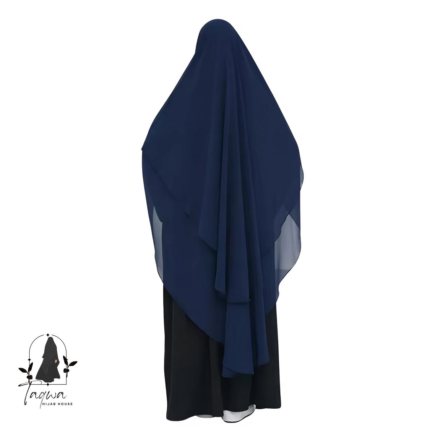 Chiffon niqab maxi double layer khimar