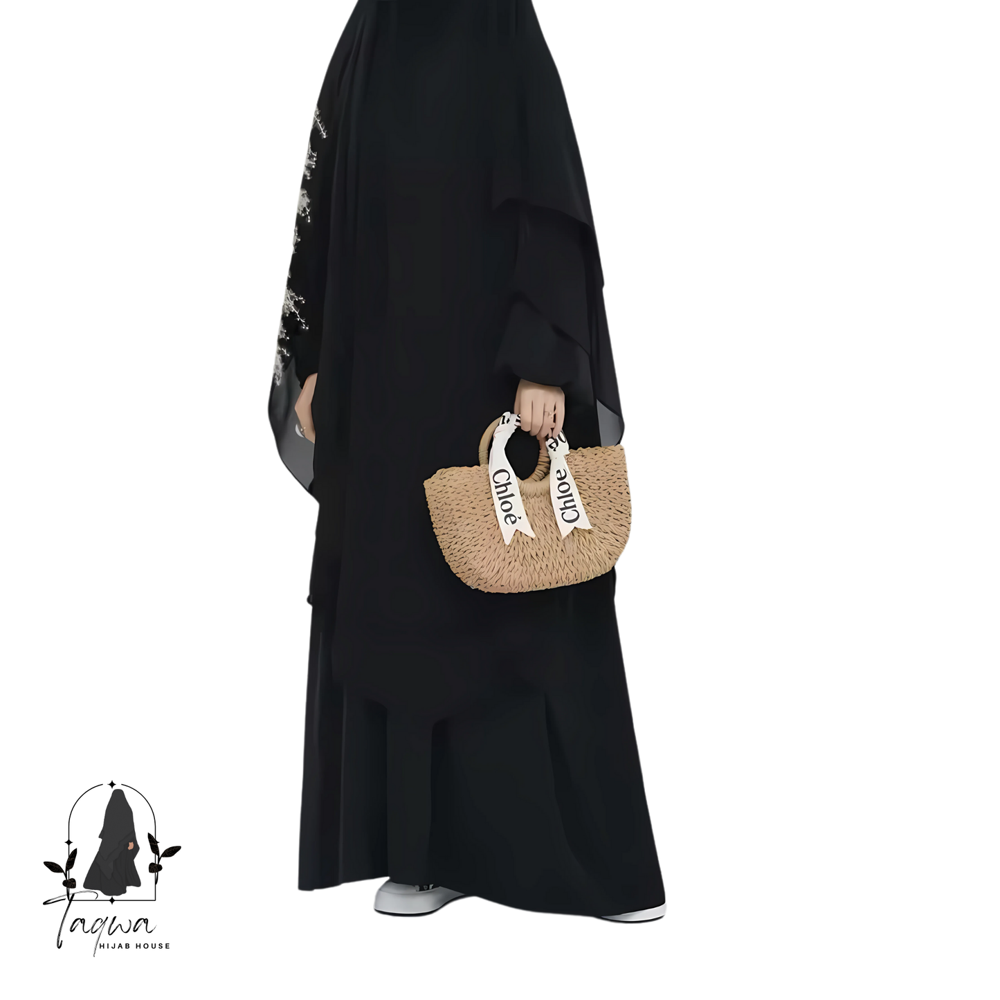 Chiffon niqab maxi double layer khimar