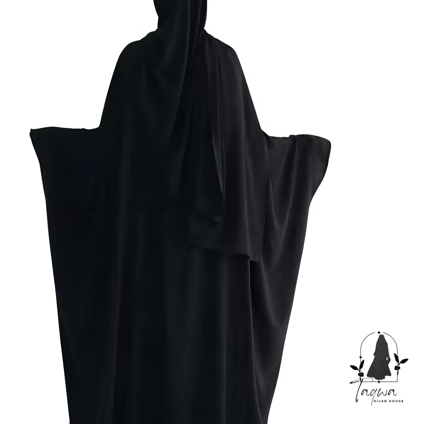 Butterfly Crepe Abaya with Hijab