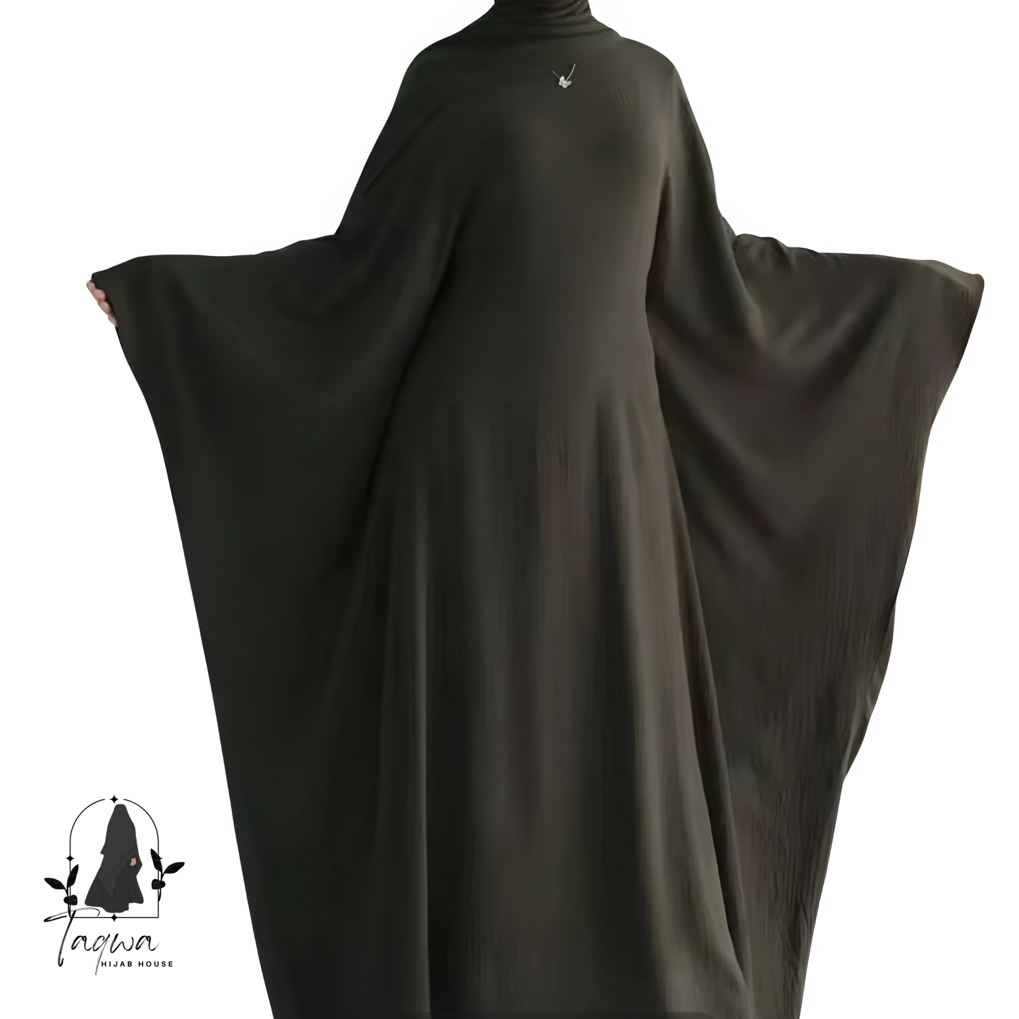 Butterfly Crepe Abaya with Hijab