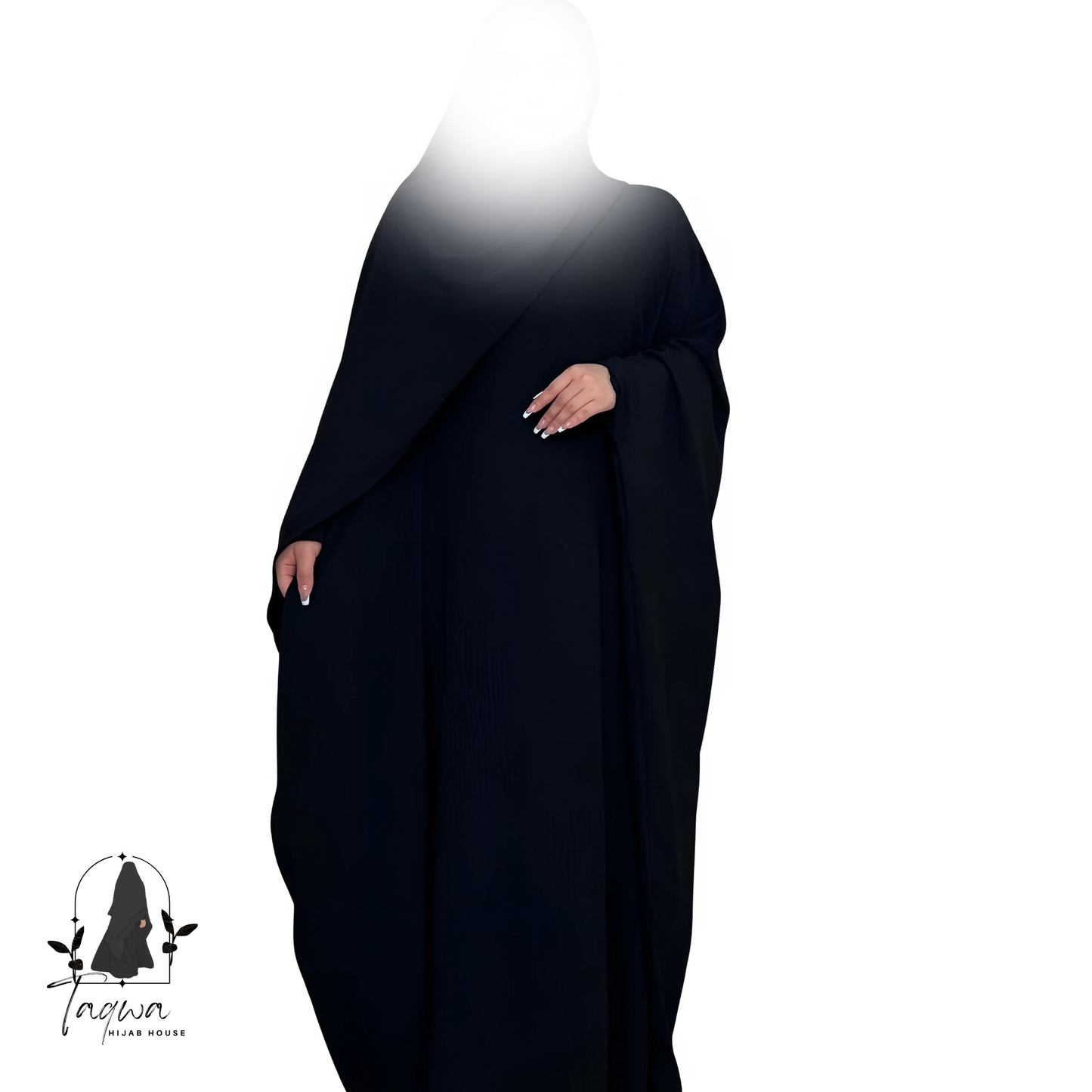 Butterfly Crepe Abaya with Hijab
